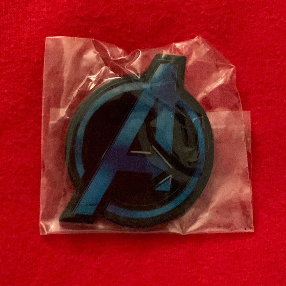 Marvel Avengers Blue Logo lapel pin NWT